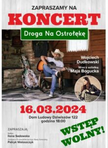 Koncert Maja Bogucka Wojciech Dudkowski Wojciech Richter Dziwiszów