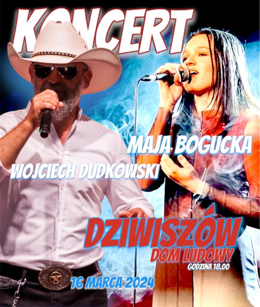 Koncert Maja Bogucka Wojciech Dudkowski Dziwiszów